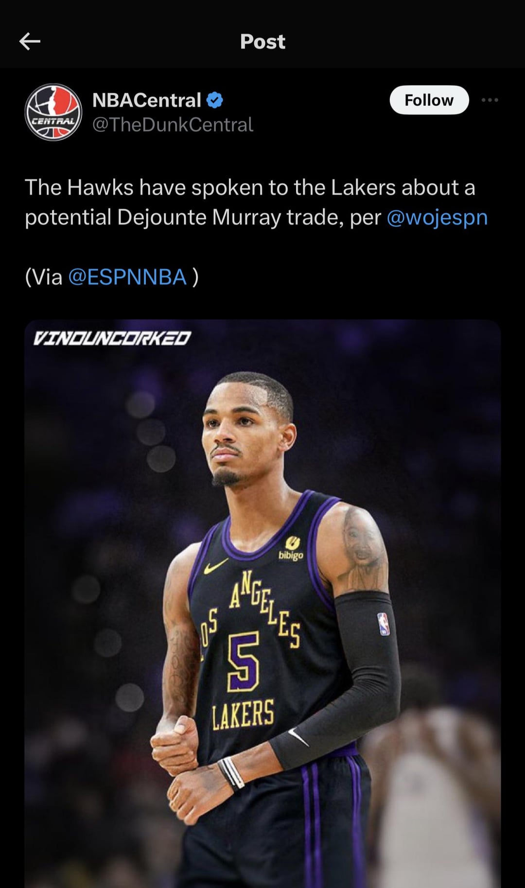 Dejounte Murray Lakers Deal: What Would It Cost?