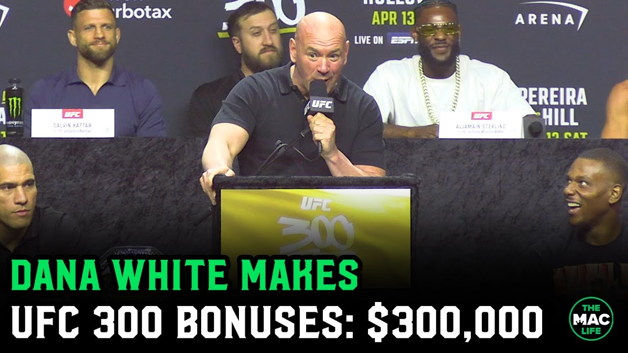 Dana White 300k Bonus: Who Got Paid Big at the Last UFC Event?