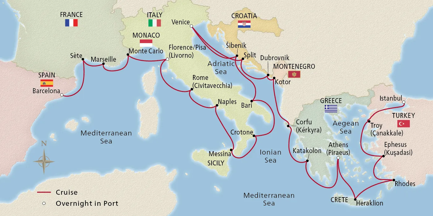 Istanbul to Napoli by Ferry: A Scenic Journey Across the Mediterranean!