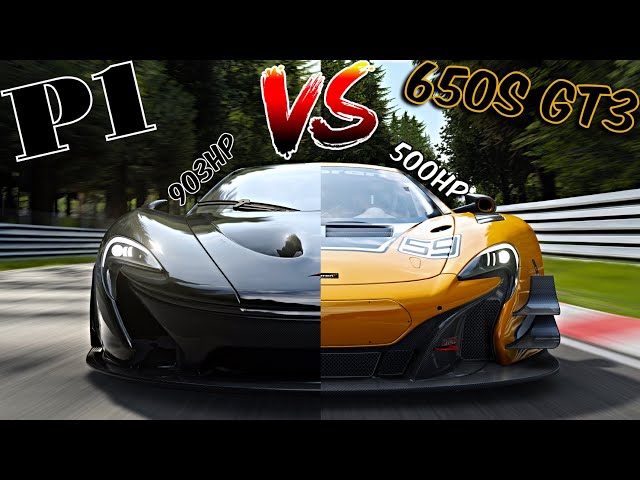 mclaren 650s gt3 and mclaren p1: Discover the differences between two stunning GT3 cars.