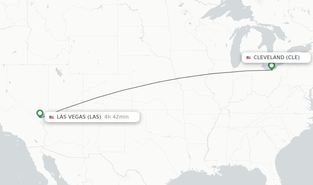 How Long is a Flight From Cleveland to Las Vegas? Get the Flight Time Here!