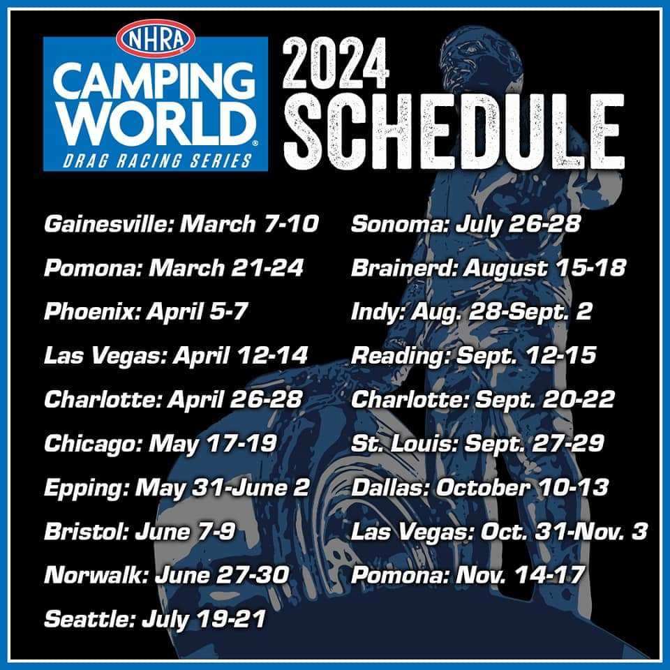 Dont Miss Out! Your Guide to the 2024 NHRA Division 1 Schedule!
