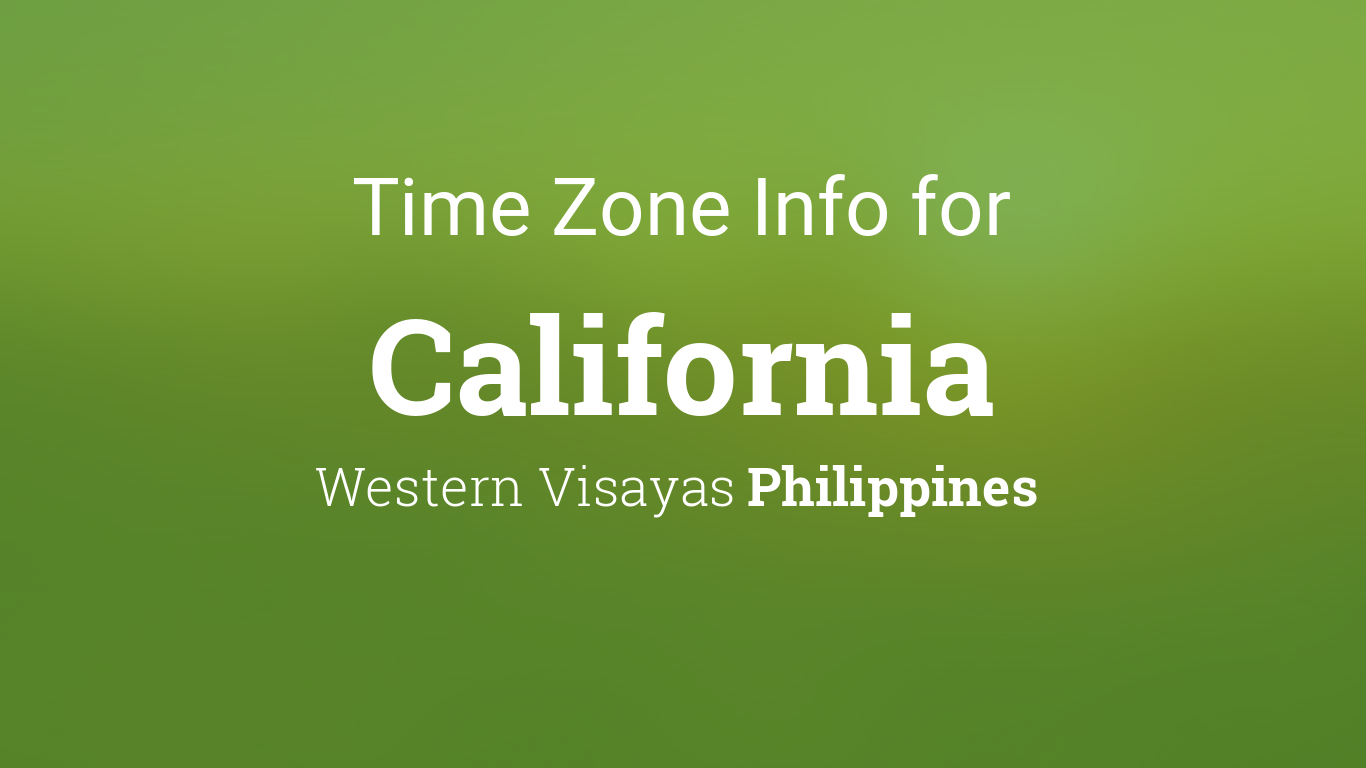 California Time to Philippine Time: Easy Converter For You!