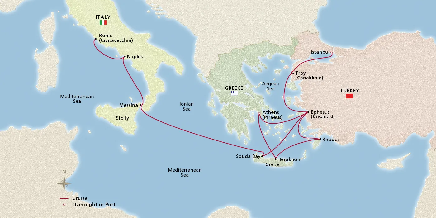 Istanbul to Napoli by Ferry: A Scenic Journey Across the Mediterranean!