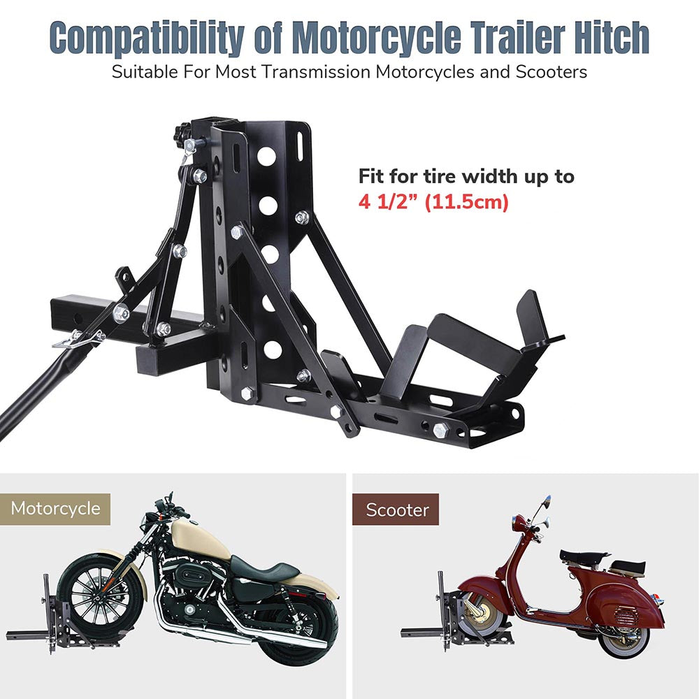 Motorcycle Trailer Bracket Types: a clear comparison.