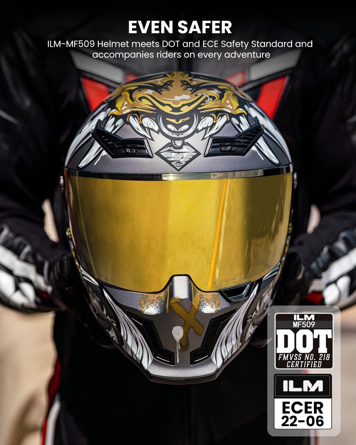 Gold Motorcycle Helmet: Ride in Style - Buyers Guide.