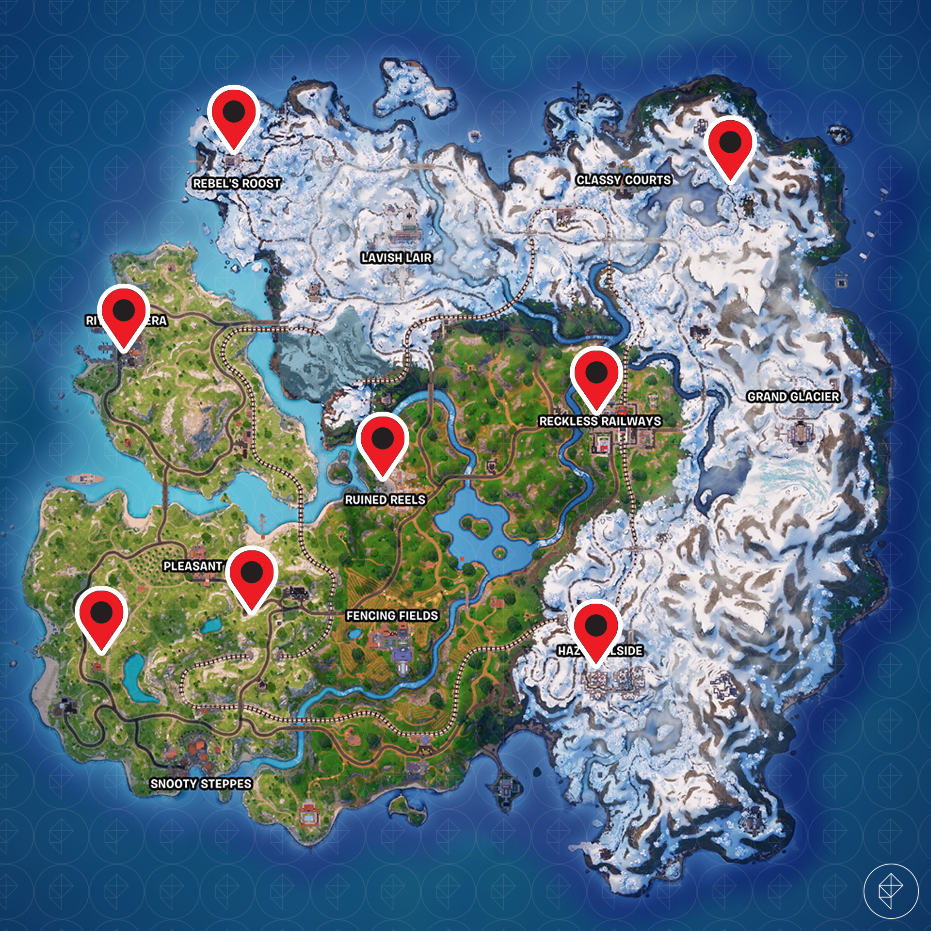 Fortnite: All Weapon Case Locations (Quick and Easy Guide For You!)