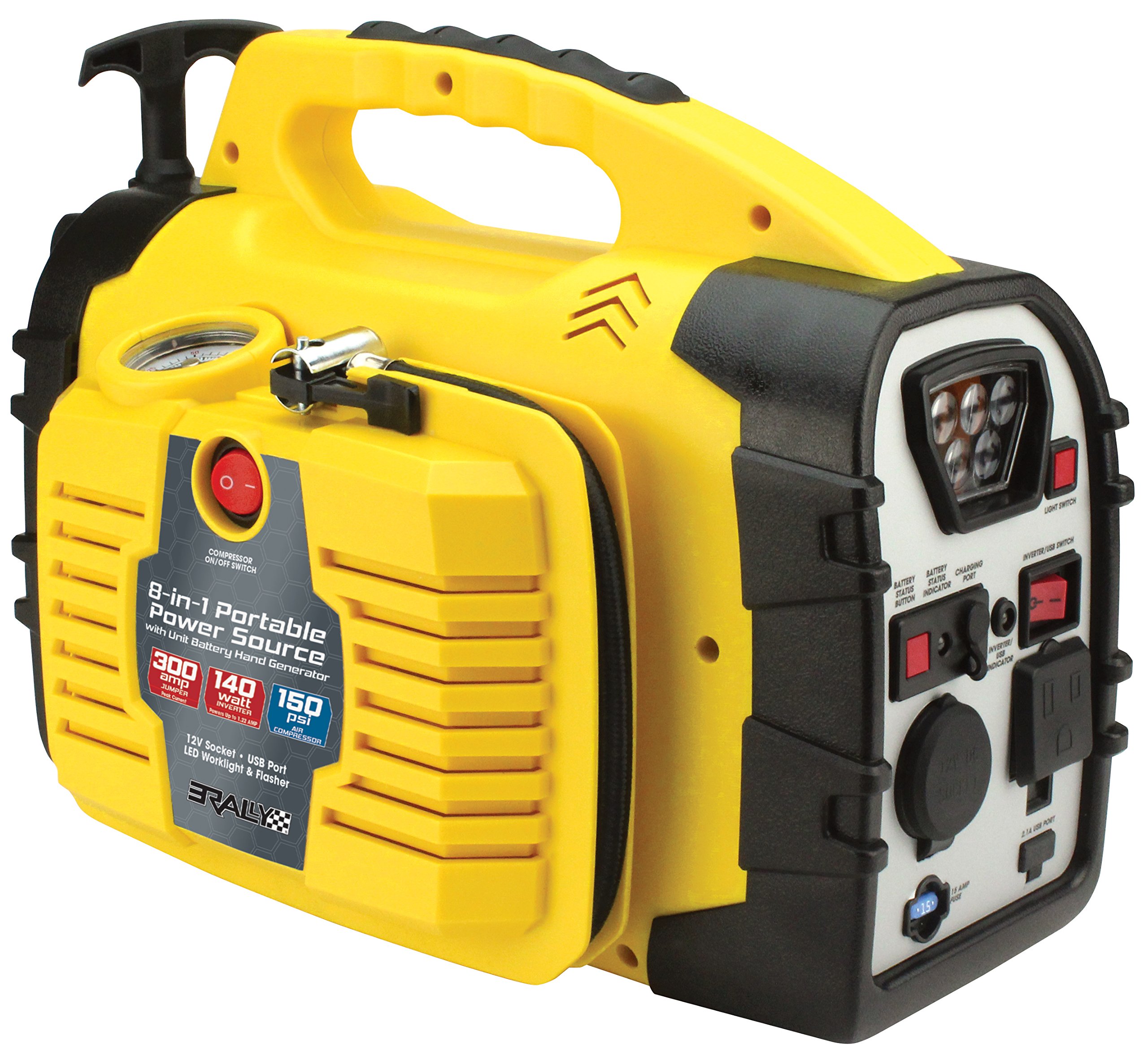 Get Power Anywhere: Rally 8 in 1 Power Source for Your Car