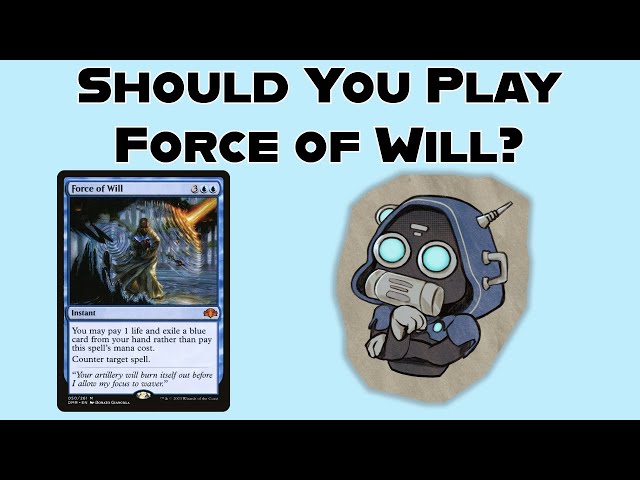 How to use magic card Force of Will? Pro players share their best tips and tricks!