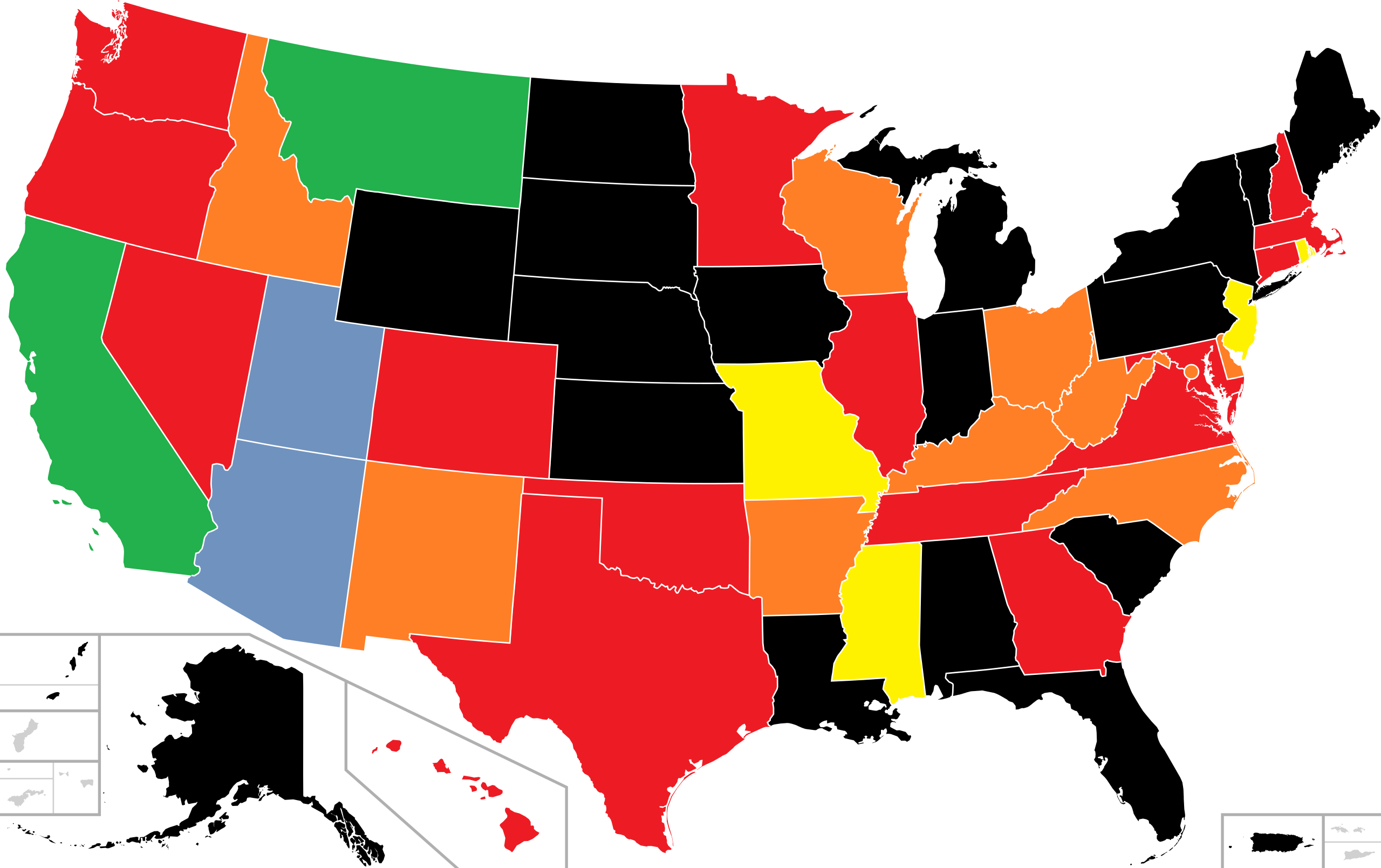 Legal Lane Splitting: Which US States Permit It?