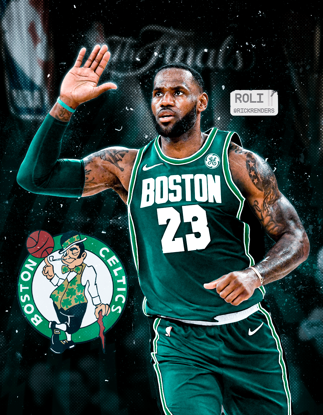 LeBron James in a Celtics Jersey: Photoshop or Possible Future?