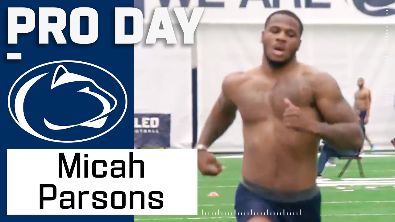 NFL Draft Micah Parsons: See His Combine Stats and Highlights.