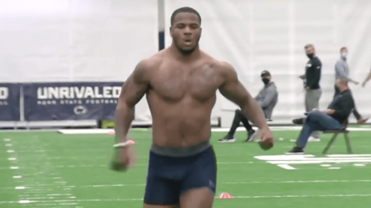 NFL Draft Micah Parsons: See His Combine Stats and Highlights.