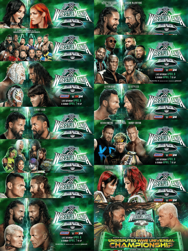 Wrestlemania Schedule: Everything You Need to Know (Dates, Times, Matches)
