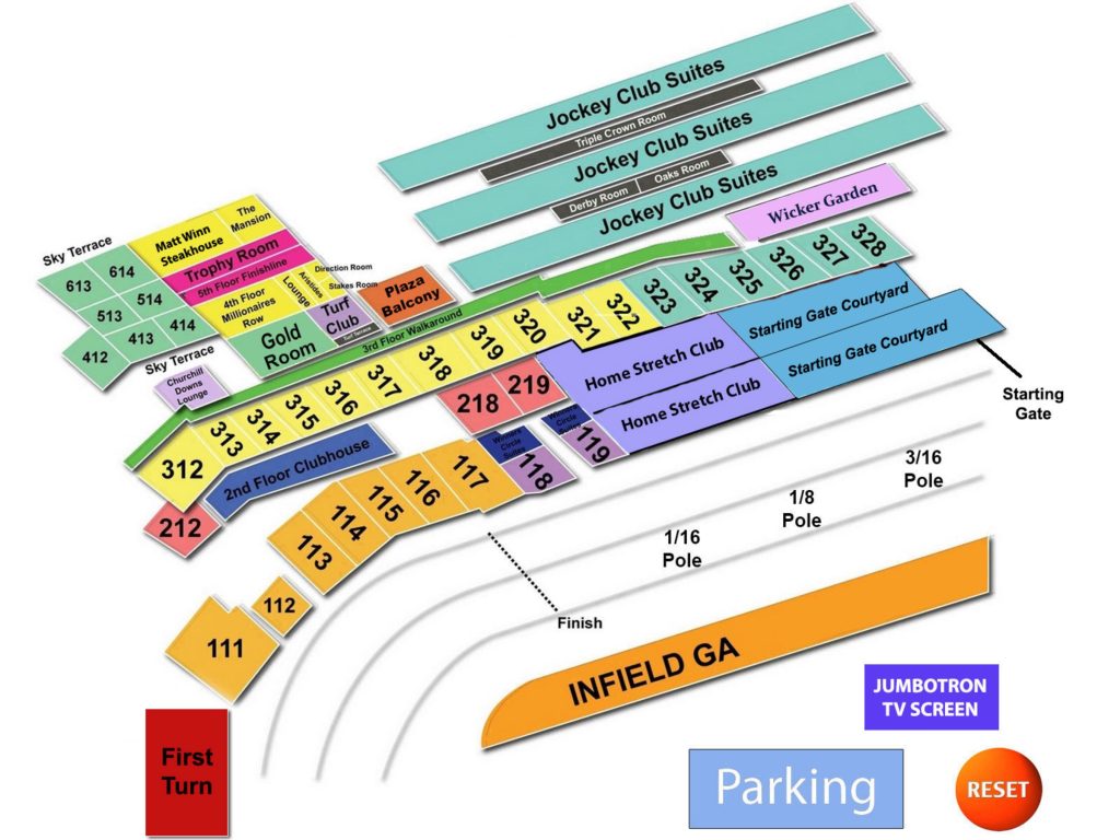 Looking for seats? Use our Churchill Downs Seating Map.