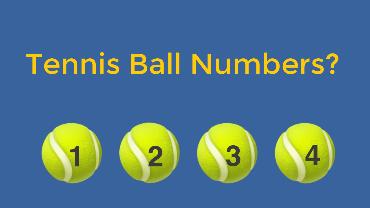 What do the numbers on a tennis ball mean? Heres your quick answer!