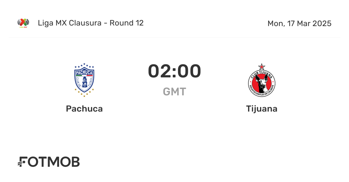 Pachuca vs Tijuana: Live Score, Highlights & Match Updates!