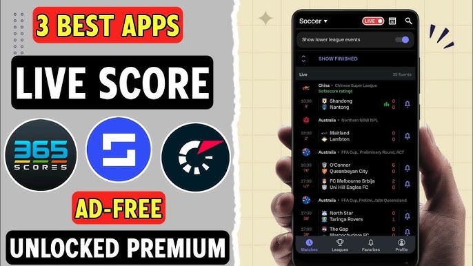 Best Mobilescore Apps 2024 ( Reviews of live score and sport news)