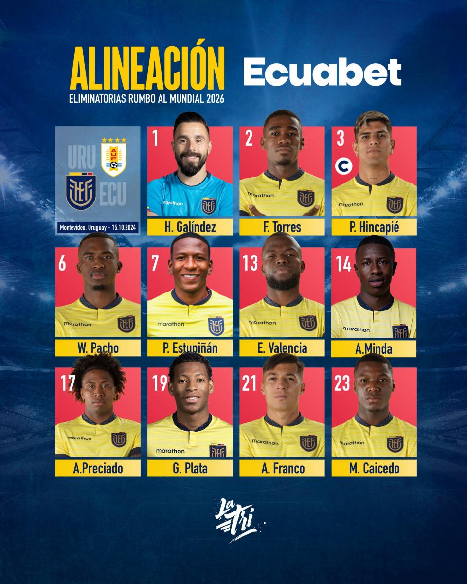 Ecuador vs Uruguay National Football Teams:Game Time, Key Players, Live Updates!