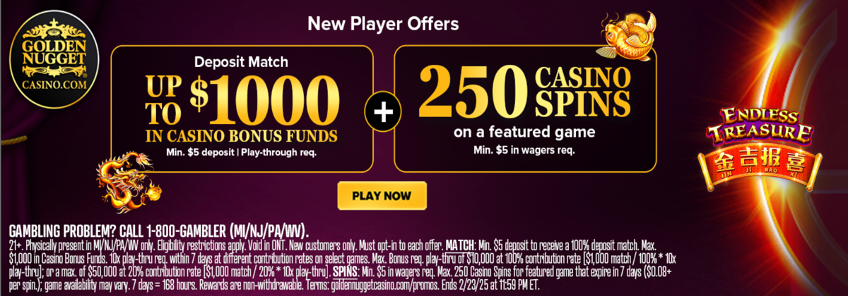 Golden Nugget WV No Deposit Bonus: Get Free Cash Now!