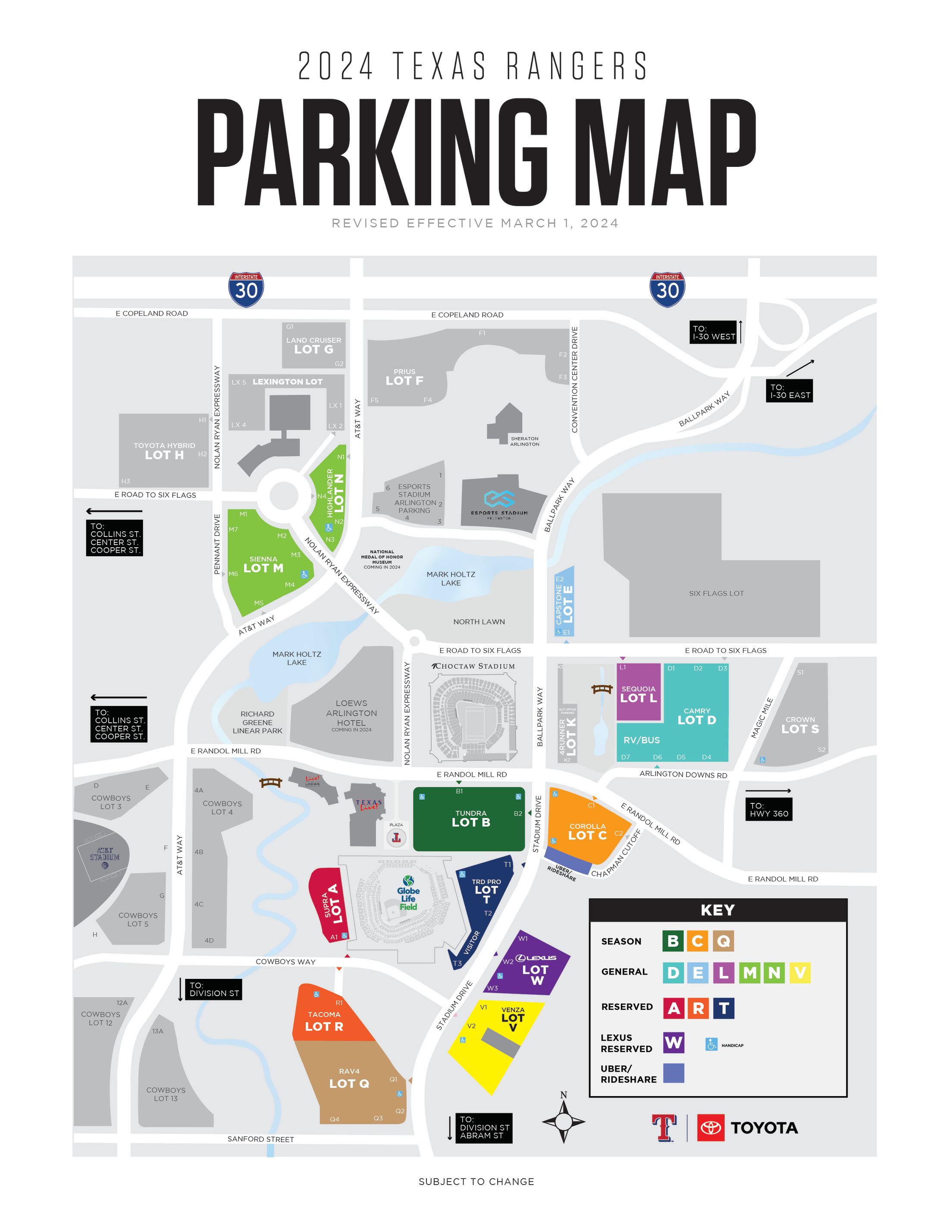 Rangers Game Parking:Avoid Stress! (Reserve in Advance)