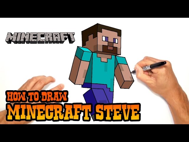 How to Draw Steve Step by Step: The Ultimate Drawing Tutorial.