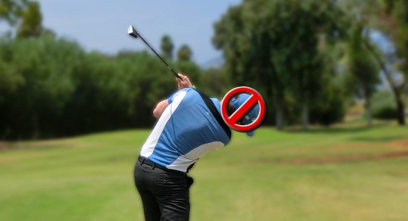Keep Head Still: Common golf swing mistakes to avoid.