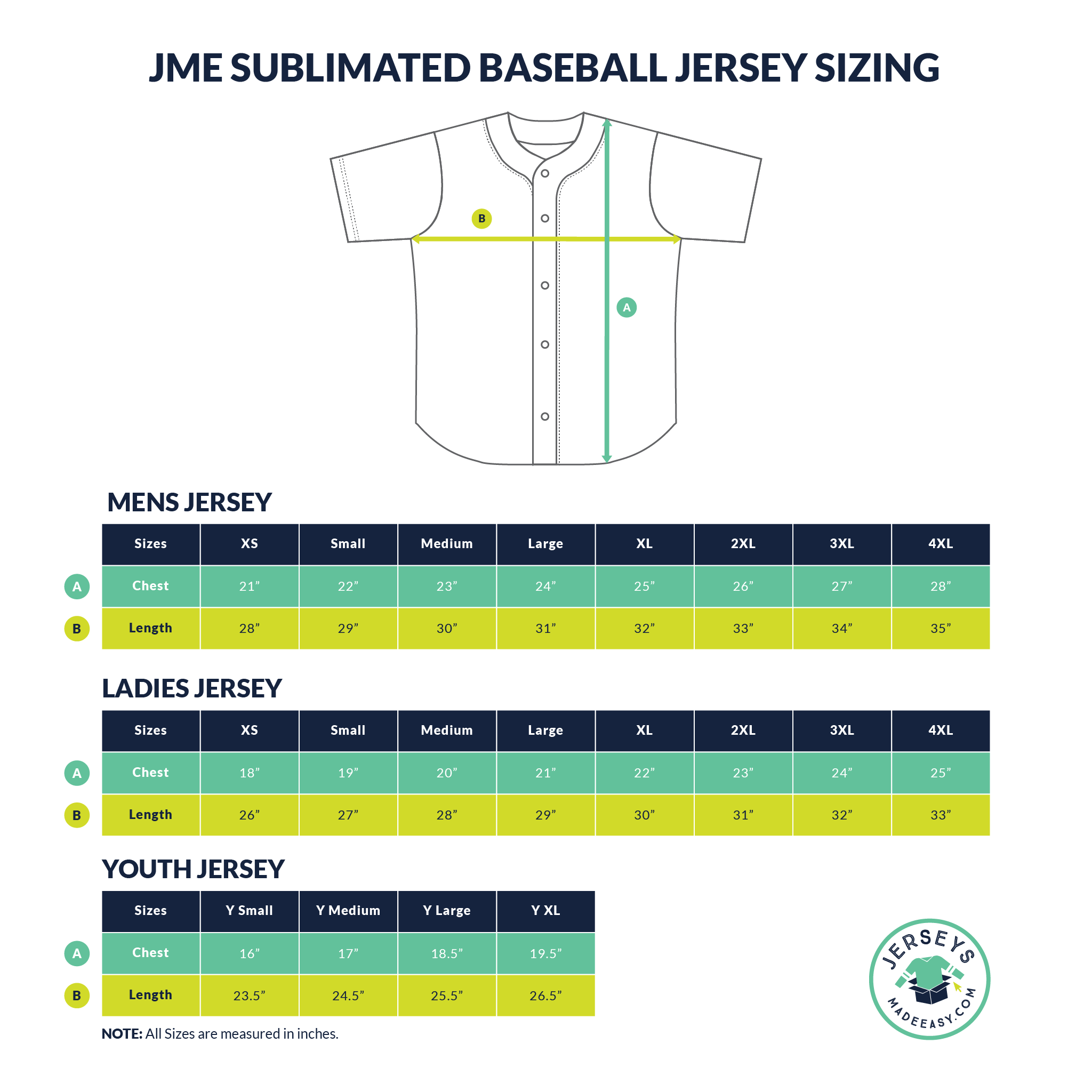 How do diamondbacks youth jersey sizes work? Get the perfect fit using this easy sizing chart guide.