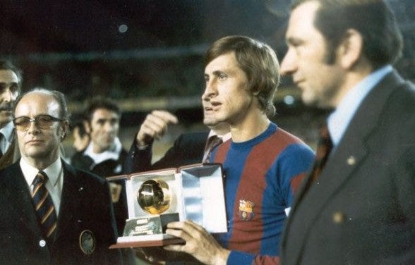 What were the most important johan cruyff trophies? Highlighting his biggest wins with Ajax, Barcelona and Netherlands.