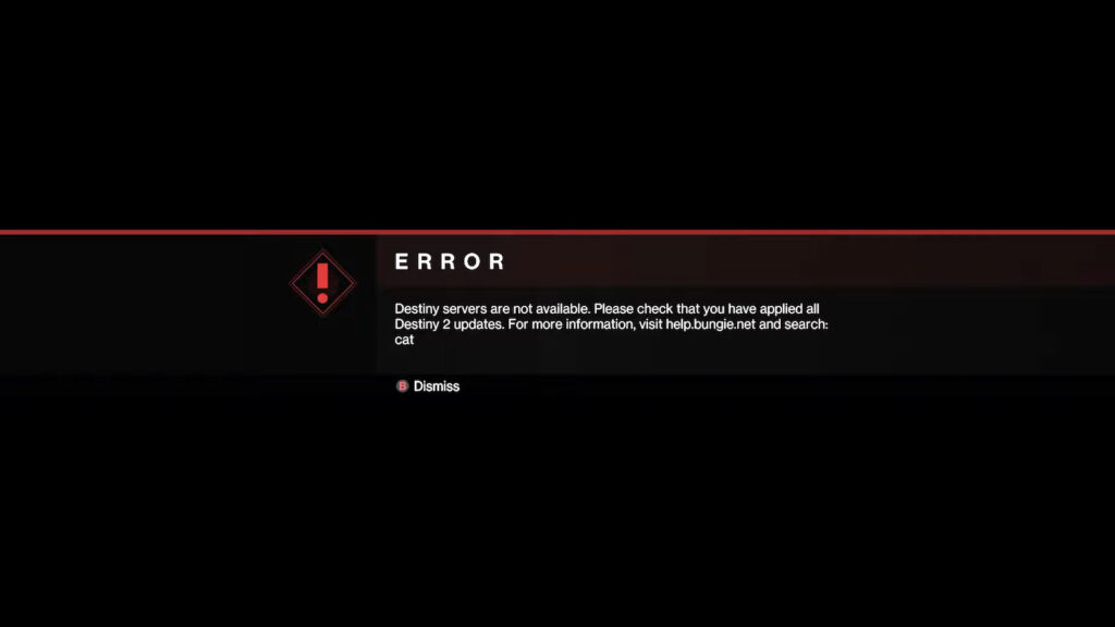 Destiny 2 Error Code Cat Troubleshoot: Easy Solutions Inside