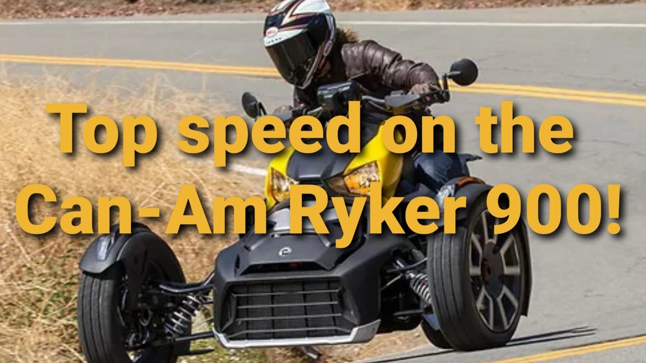 What is the actual Can-Am Ryker 900 top speed? Get the straight answer and performance details now.