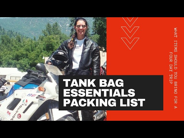 What should you carry in a gas tank bag? Pack your riding essentials smartly with these tips.