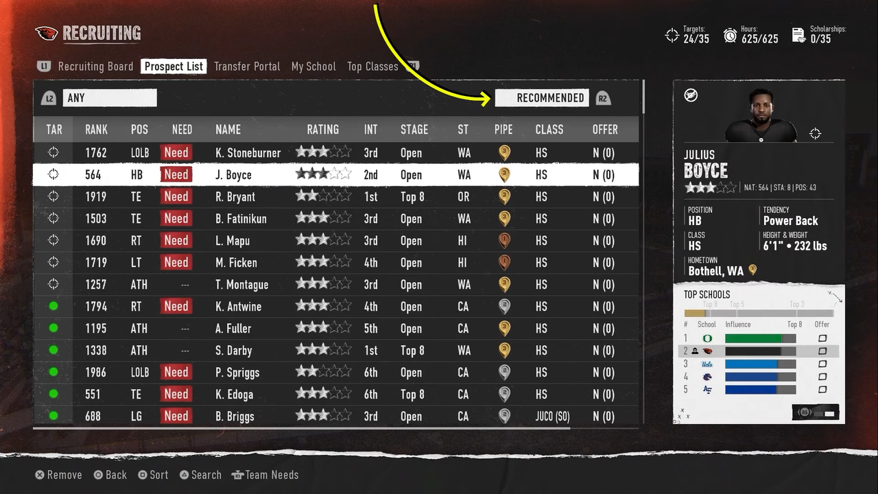 Want better ncaa football 25 recruiting results in the game? Use these simple insider tips for success.