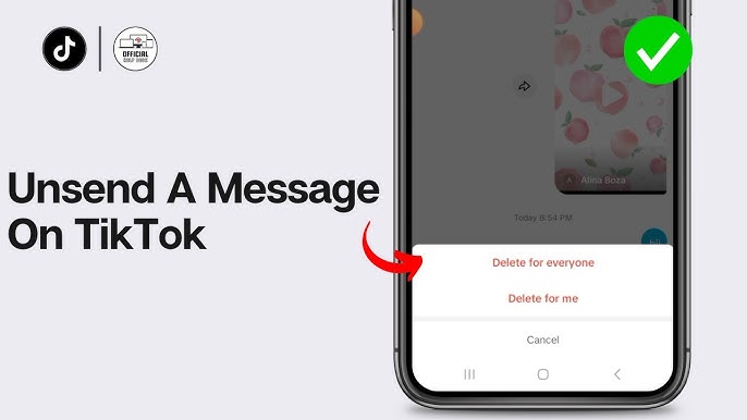 Guide: How to Unsend a Message on TikTok App
