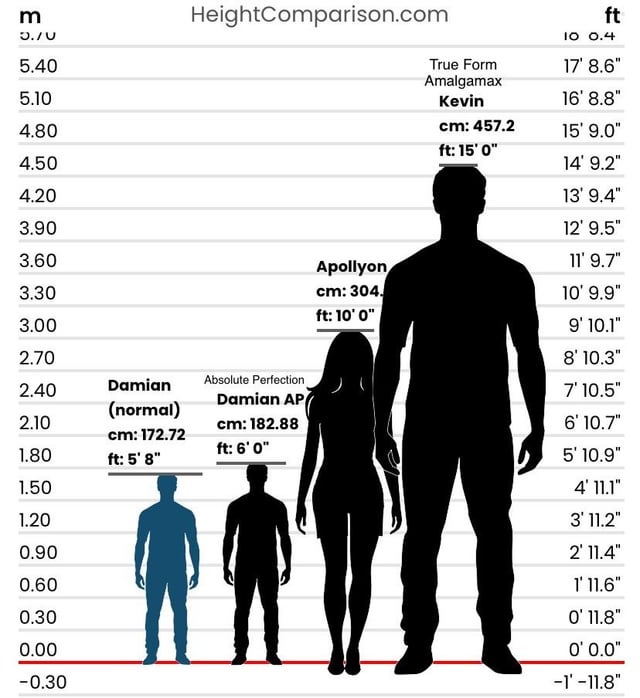 How does Todoni height actually compare? (See a simple comparison of Todoni height with other relevant figures easily)