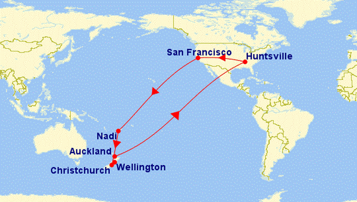 How far is Fiji from New Zealand? Find the exact flight distance Fiji to New Zealand easily.