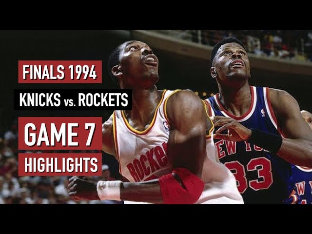 Remembering the 1994 NBA Playoffs: Hakeems Rockets vs Ewings Knicks Showdown.