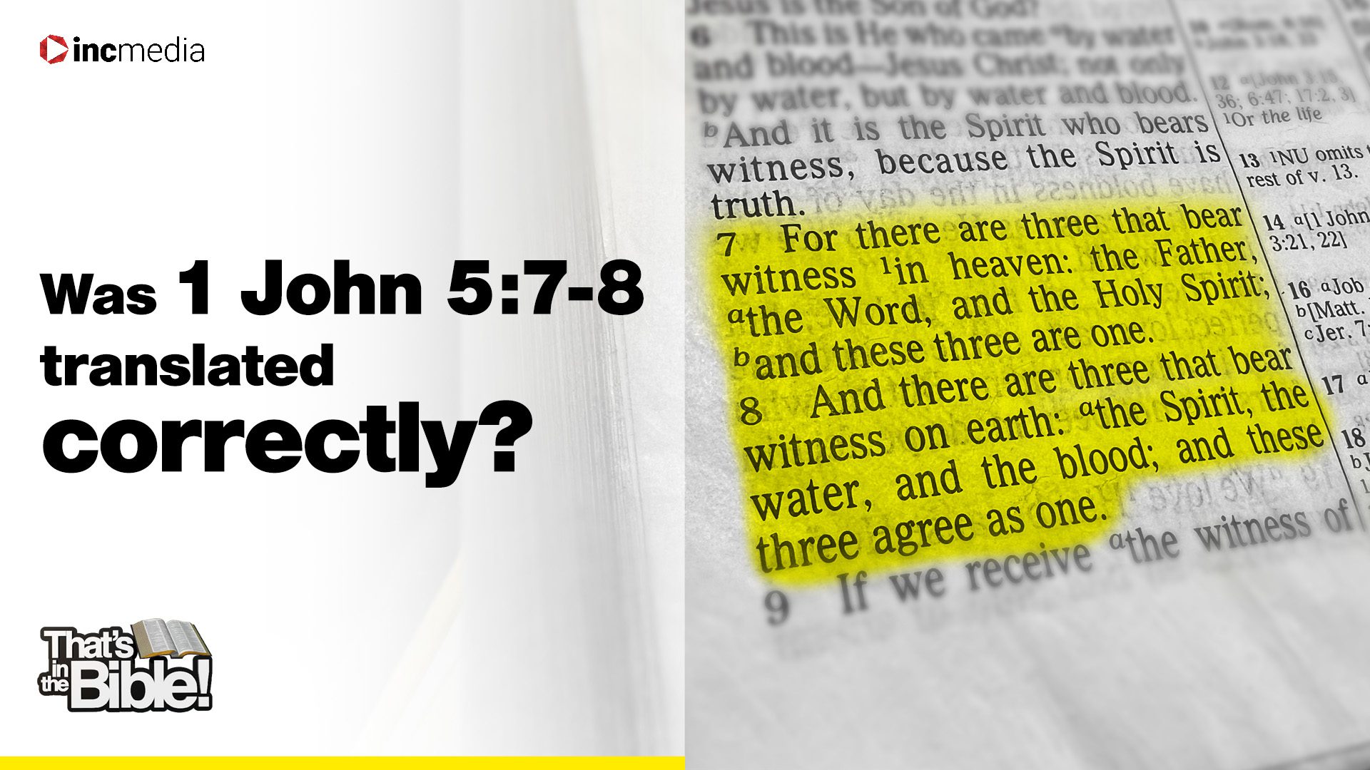 The truth about 1 juan 5 7: What everyone needs to know today.