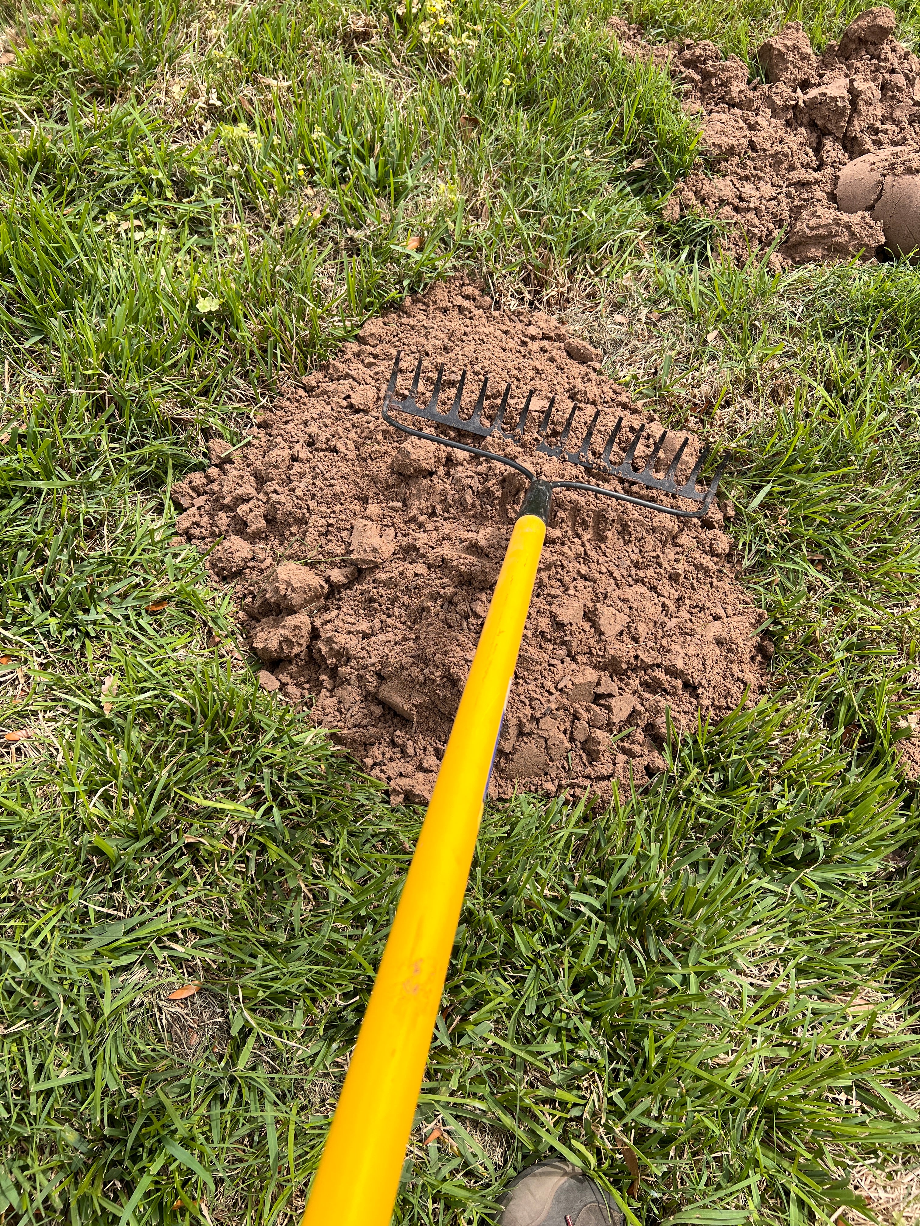 Best way to fix a hole in my lawn by myself easily?